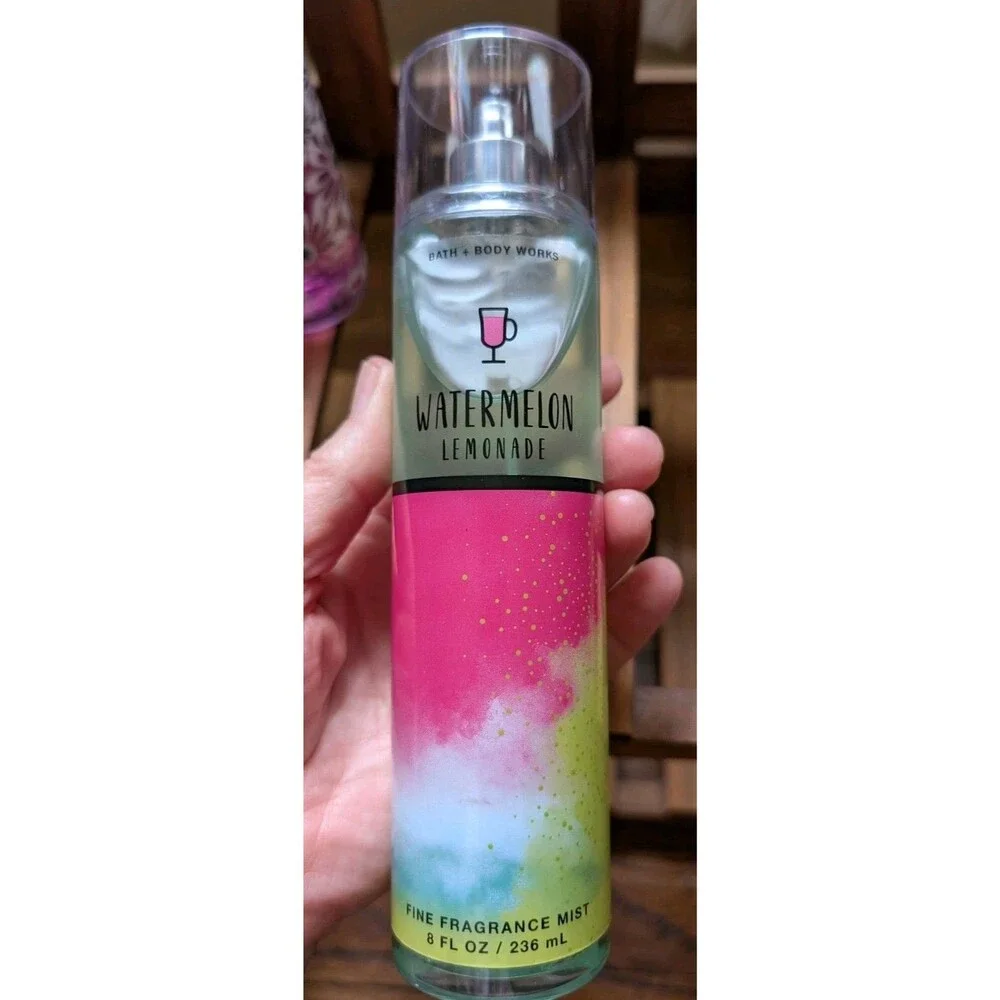 Lot of 2 Bath & Body Works Watermelon Lemonade Fragrance Mist 8oz Bundle